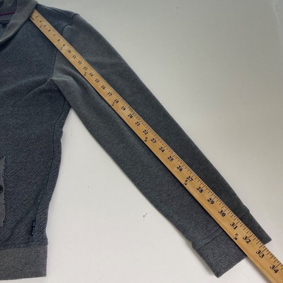 Men's Gray Shawl Collar Sweater - Picture 7 of 9